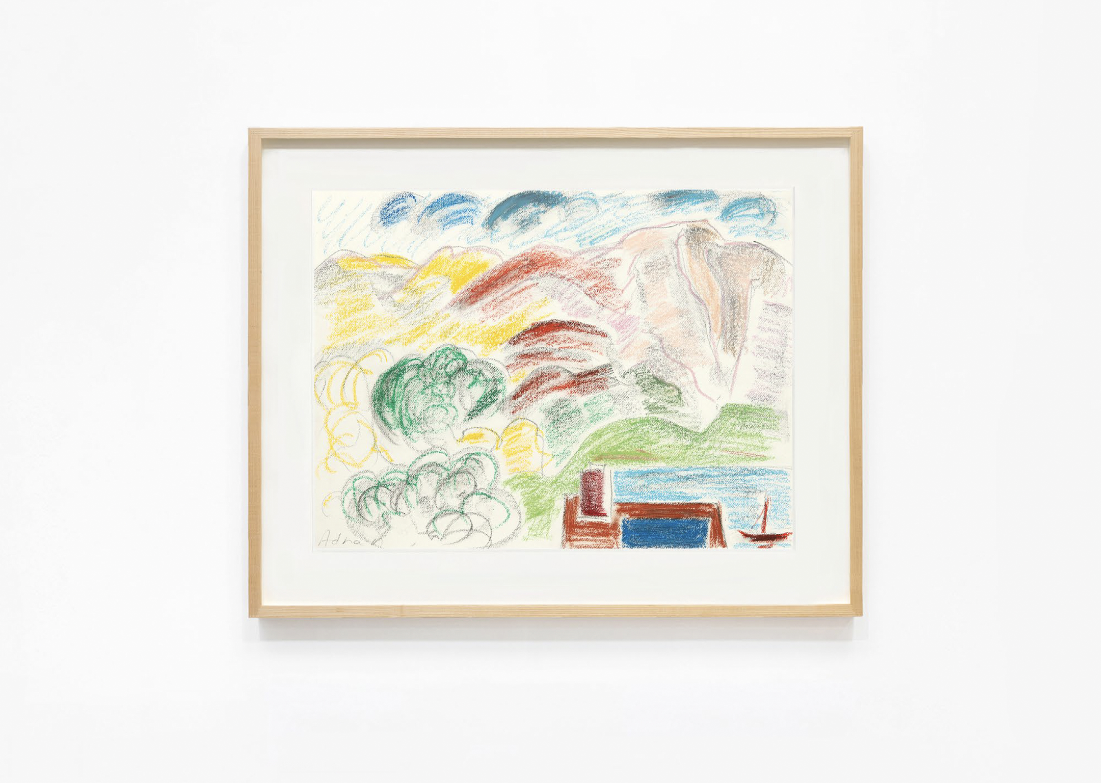 oeuvre Bay Etel Adnan
